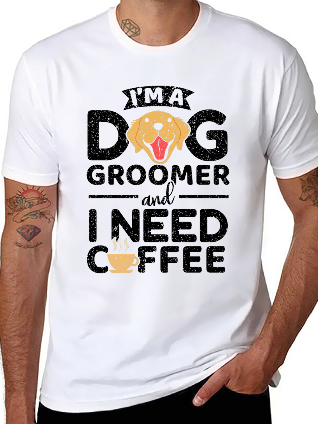 Dog Groomer Coffee T-Shirt