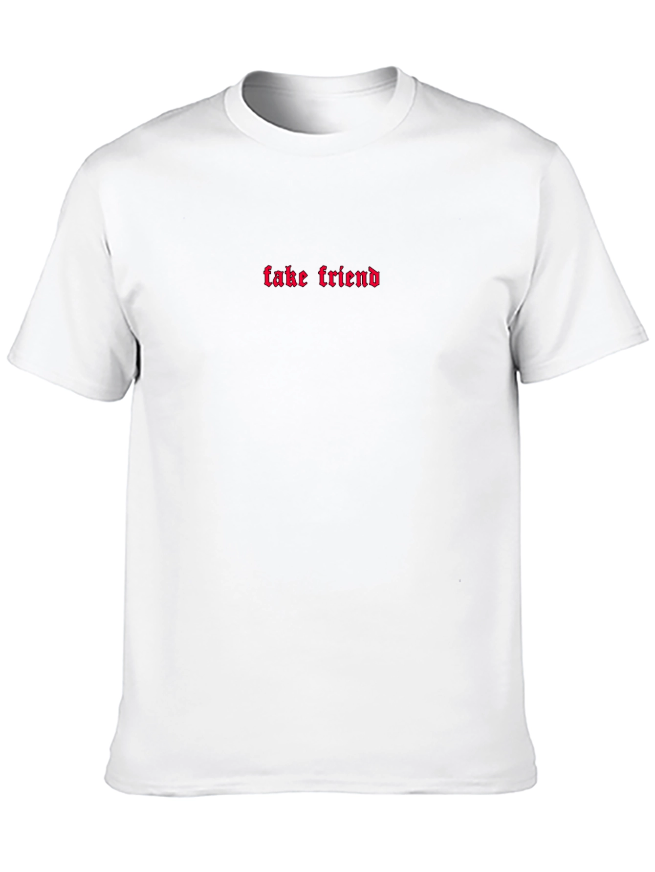 Fake Friend Graphic Tee - Trendy Black T-Shirt