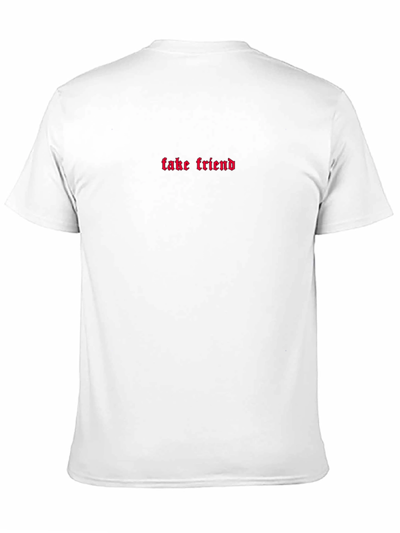 Fake Friend Graphic Tee - Trendy Black T-Shirt