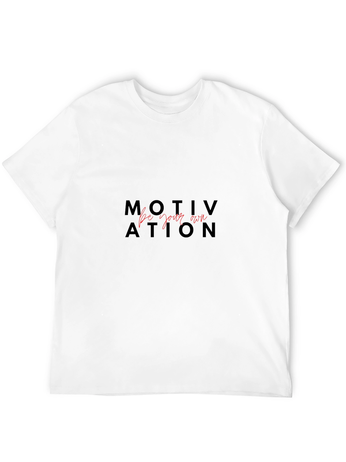 Motivational Black Graphic T-Shirt