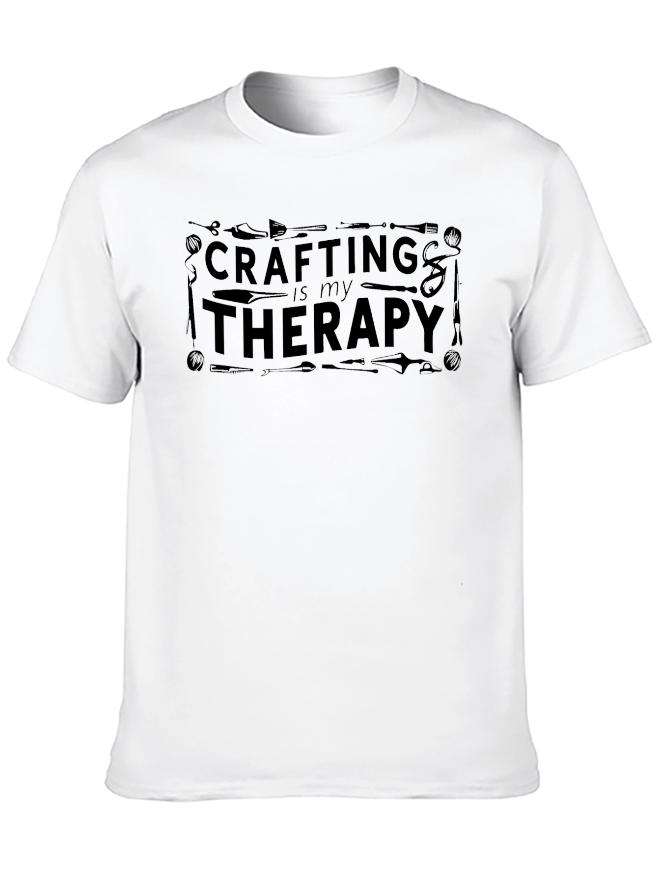 Crafting is My Therapy Graphic Tee