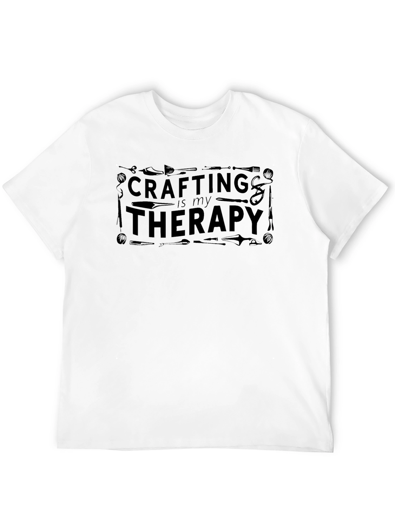 Crafting is My Therapy Graphic Tee