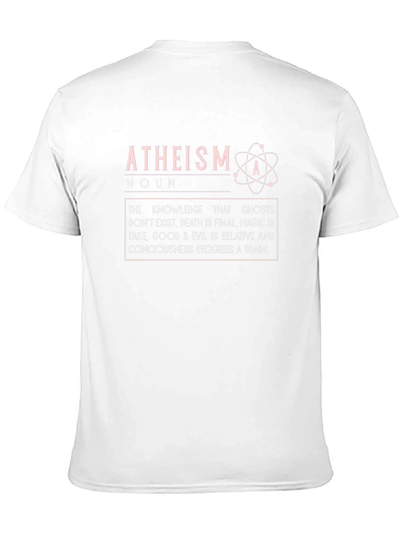 Atheism Definition Black T-Shirt - Knowledge is Key