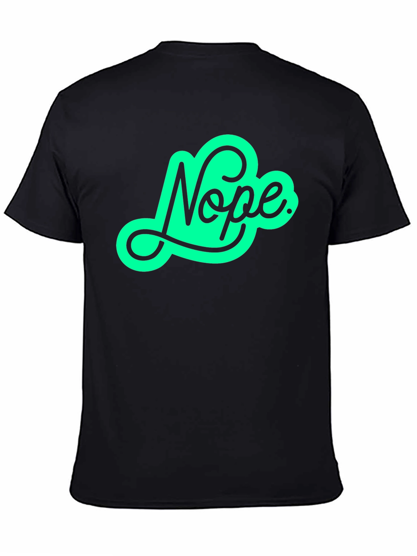 Nope Graphic Tee - Trendy Casual Shirt