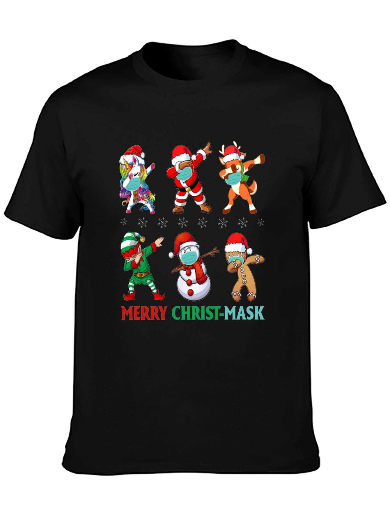 Merry Christ-Mask T-Shirt Holiday Tee