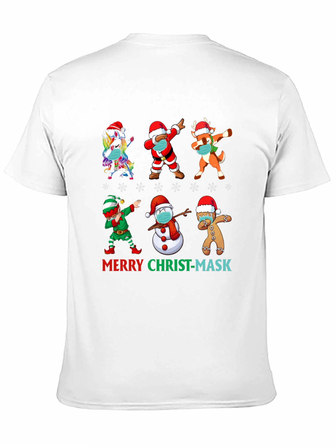 Merry Christ-Mask T-Shirt Holiday Tee