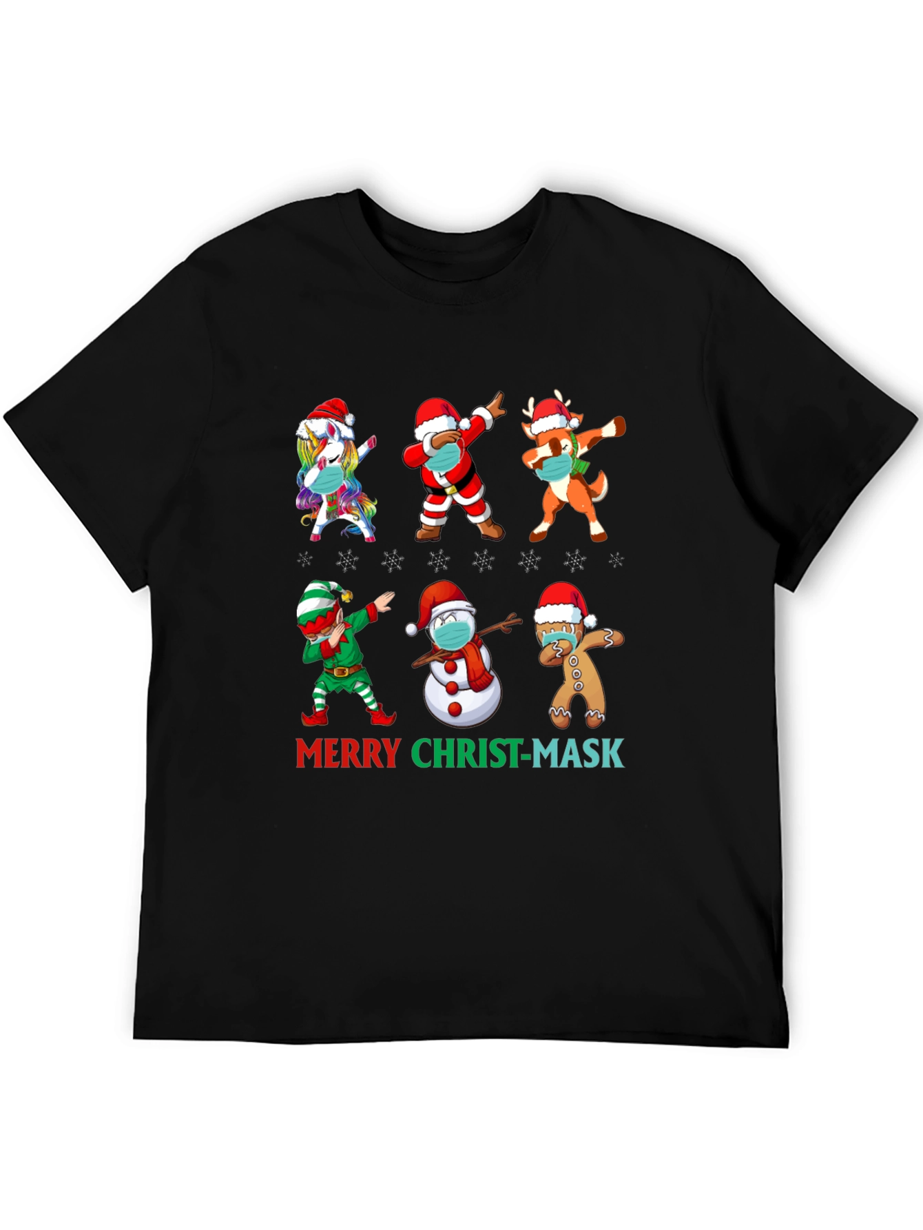 Merry Christ-Mask T-Shirt Holiday Tee