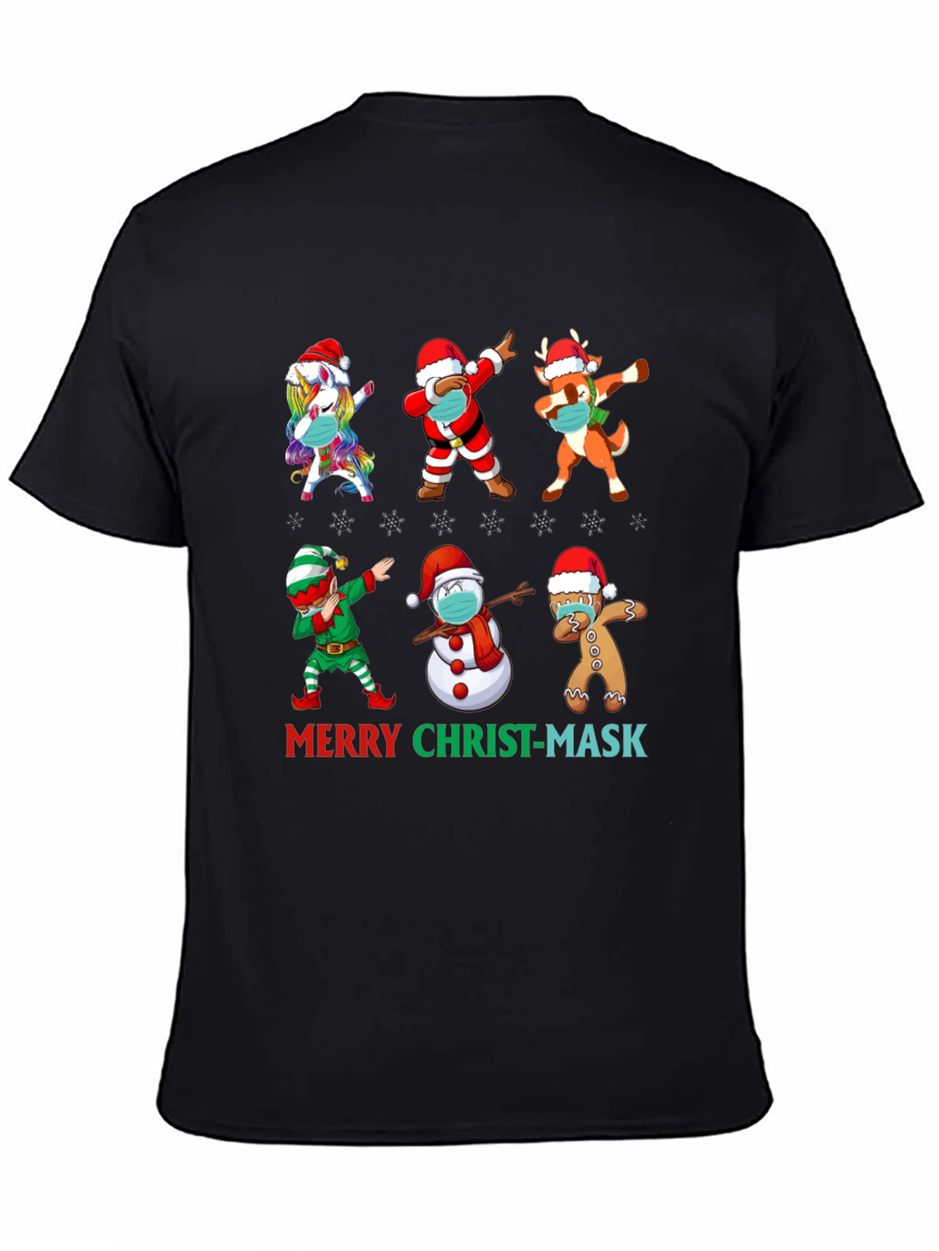 Merry Christ-Mask T-Shirt Holiday Tee