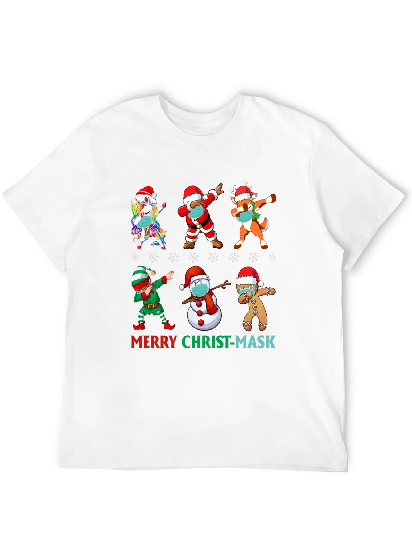 Merry Christ-Mask T-Shirt Holiday Tee
