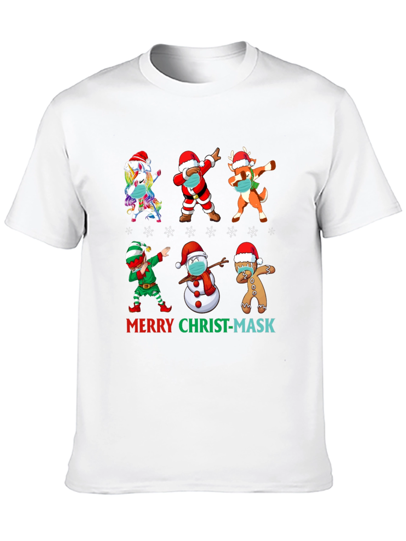 Merry Christ-Mask T-Shirt Holiday Tee