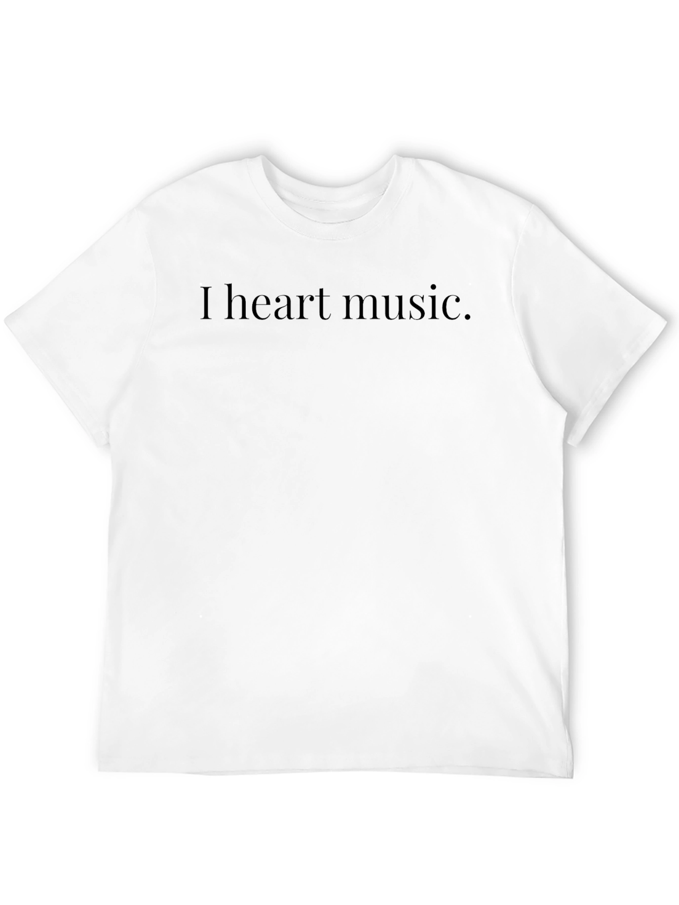 I Heart Music Black T-Shirt