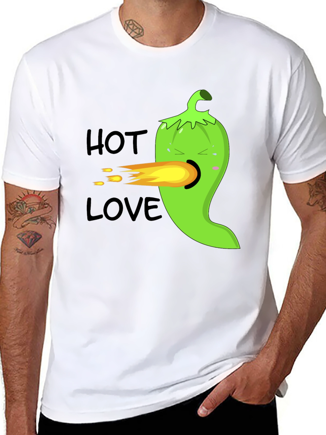 Hot Love Green Pepper T-Shirt