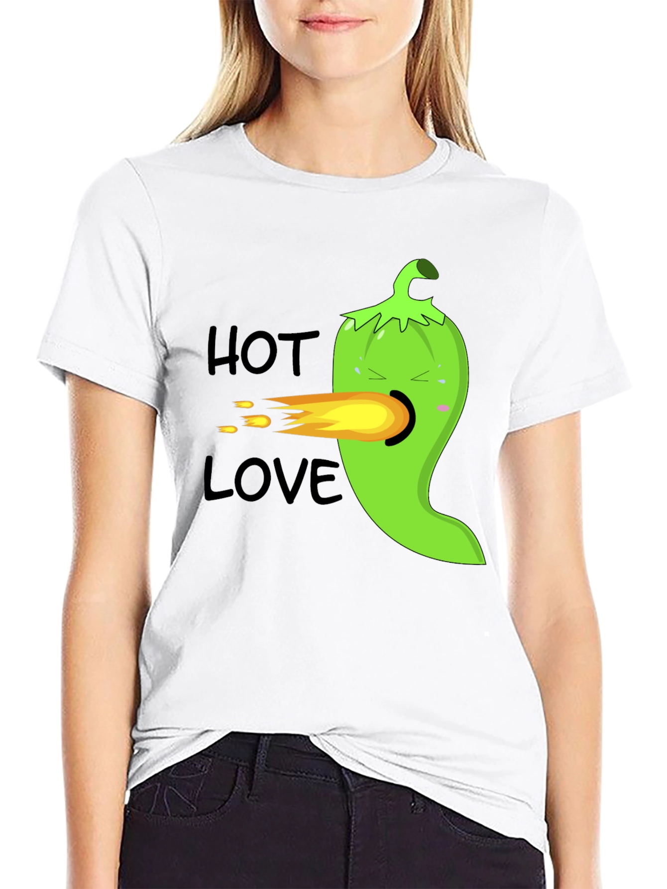 Hot Love Green Pepper T-Shirt