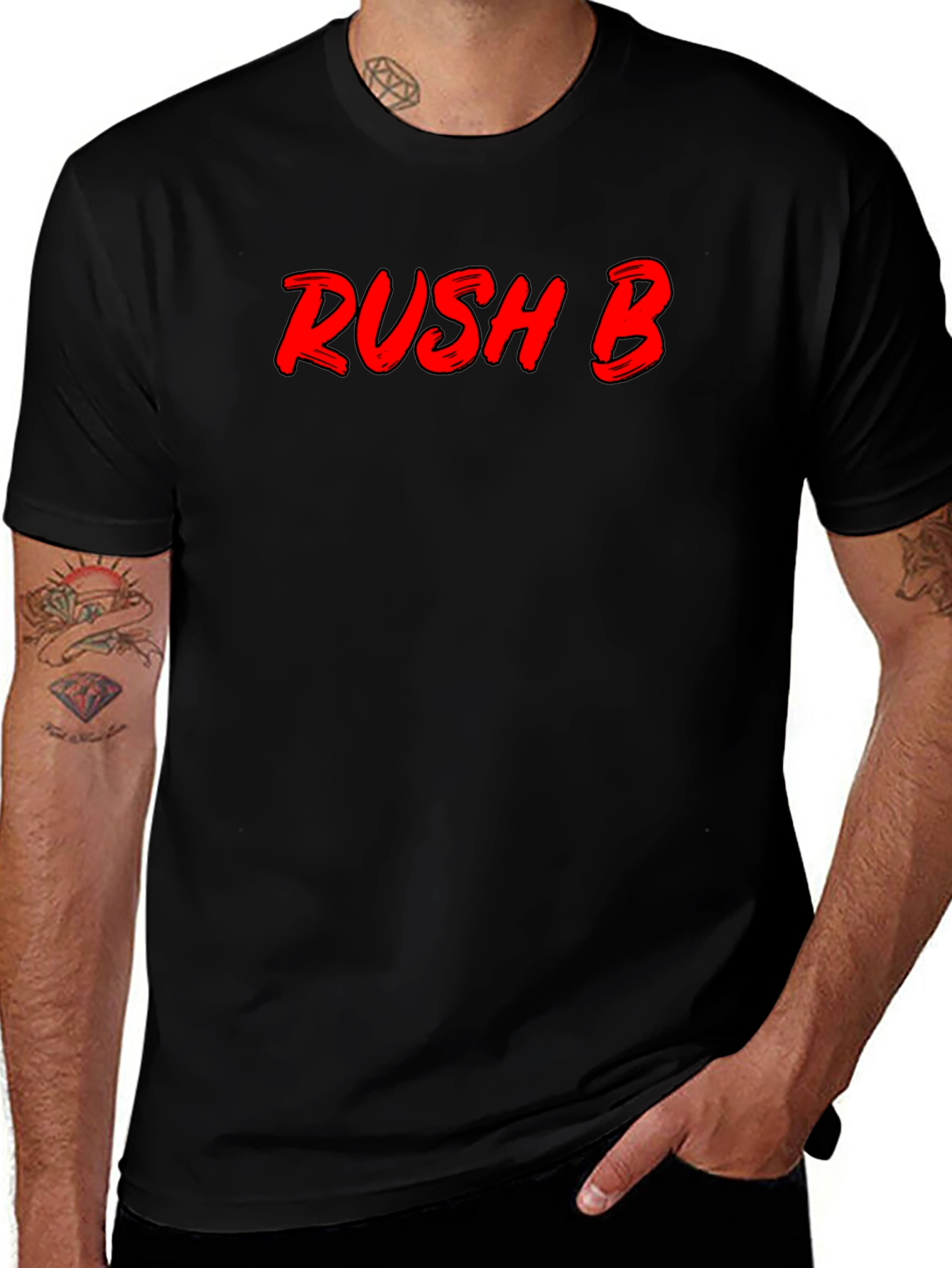 Rush B Graphic T-Shirt - Bold Statement Tee