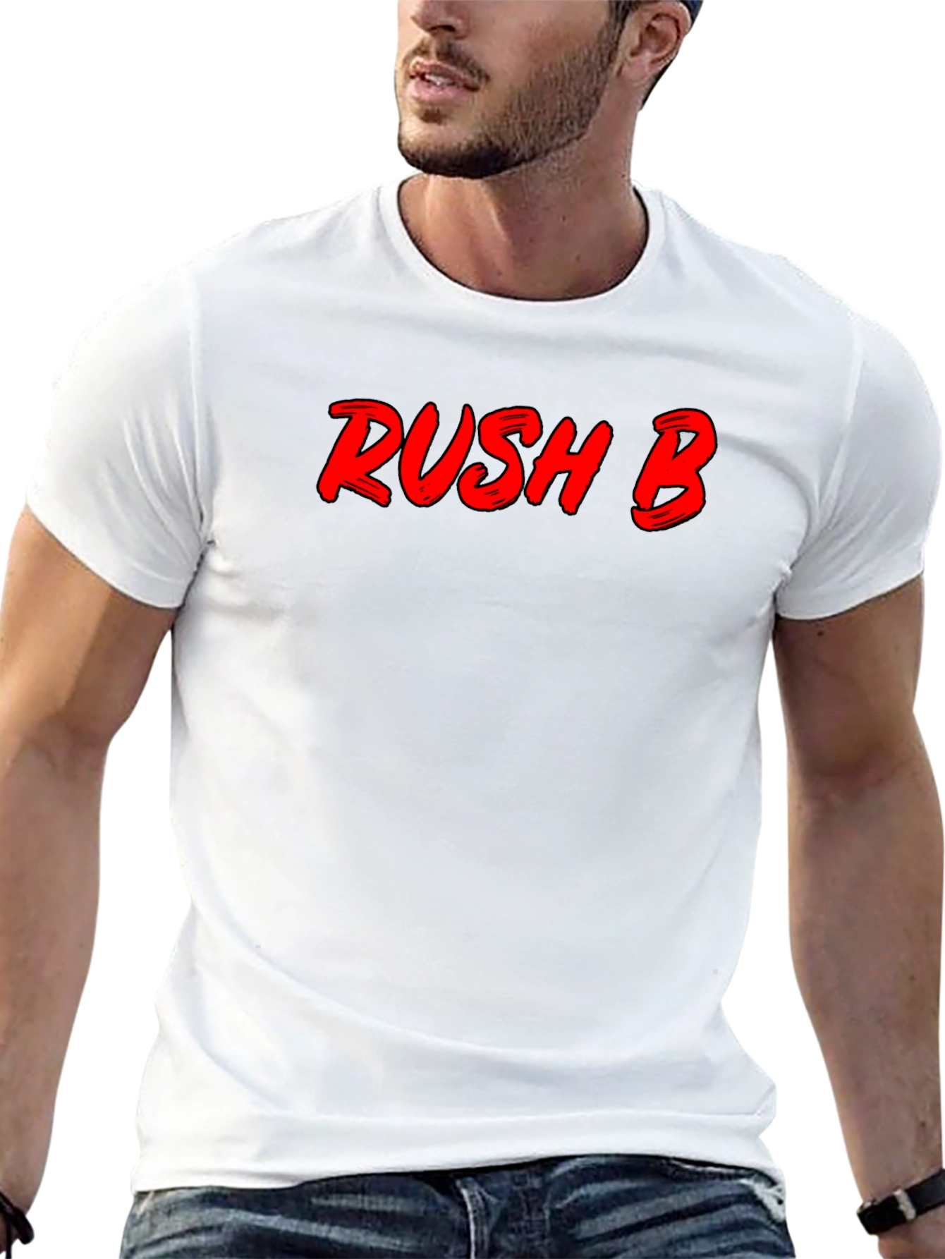 Rush B Graphic T-Shirt - Bold Statement Tee