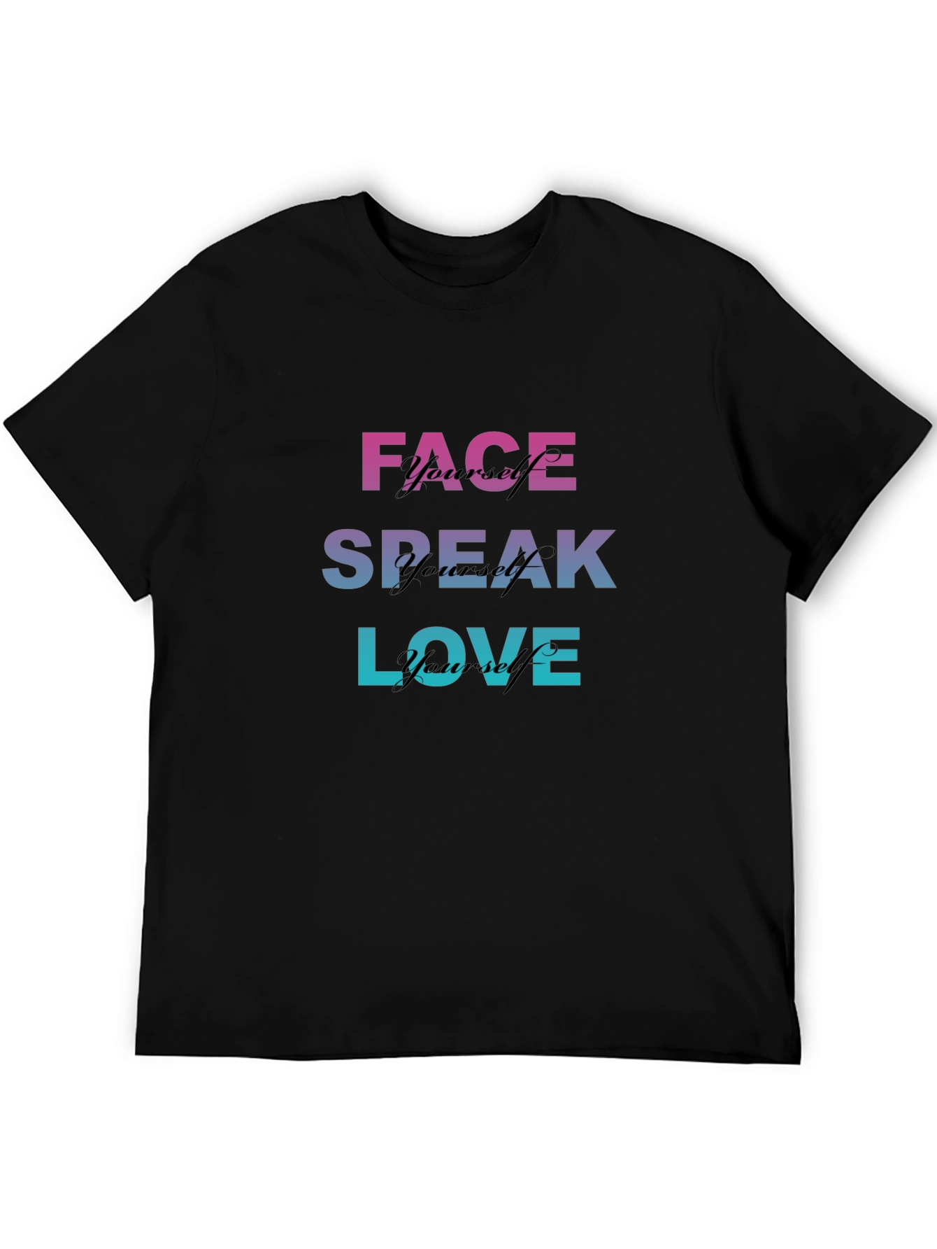 Face Speak Love T-Shirt - Unique Design Tee