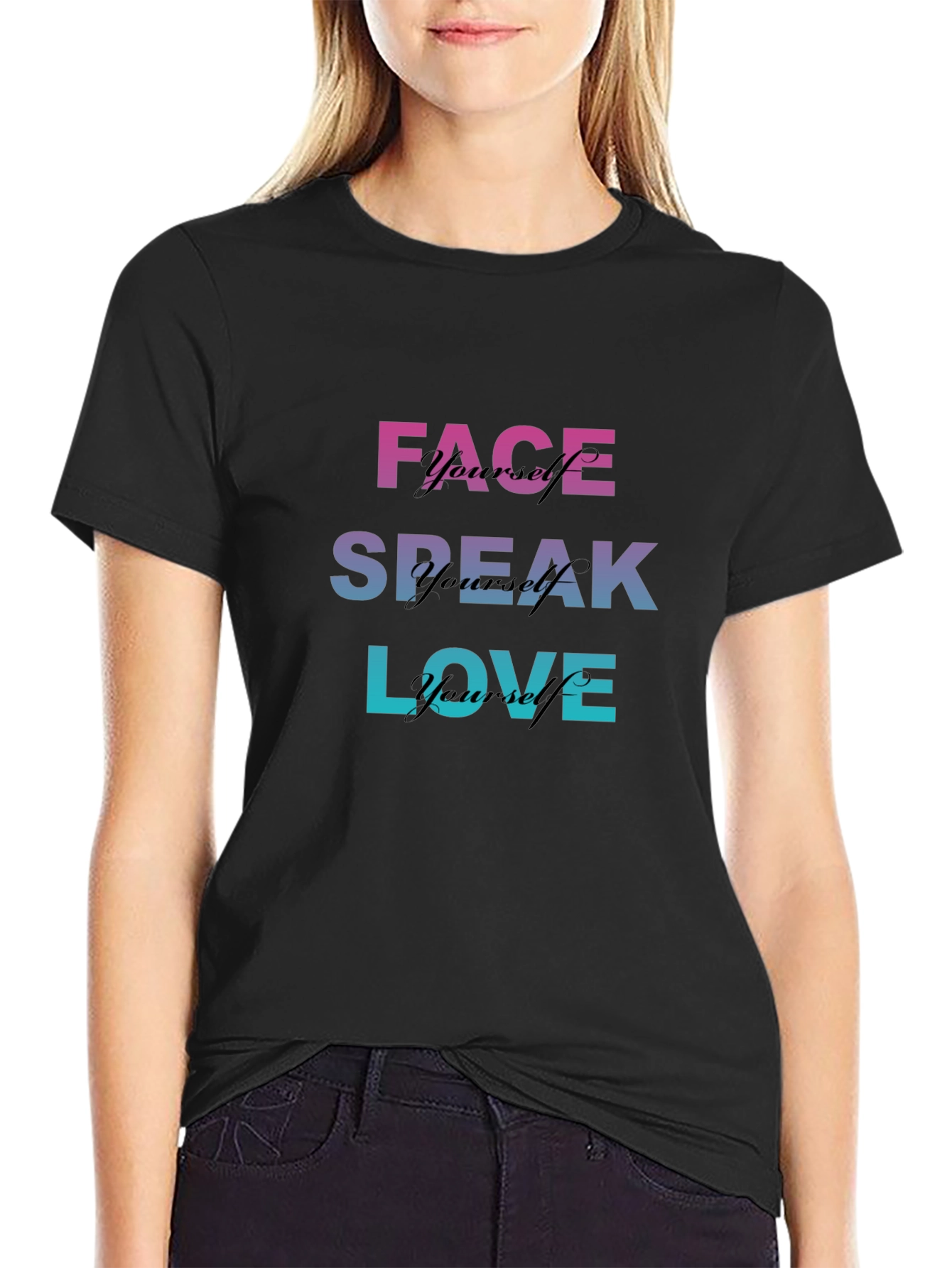 Face Speak Love T-Shirt - Unique Design Tee