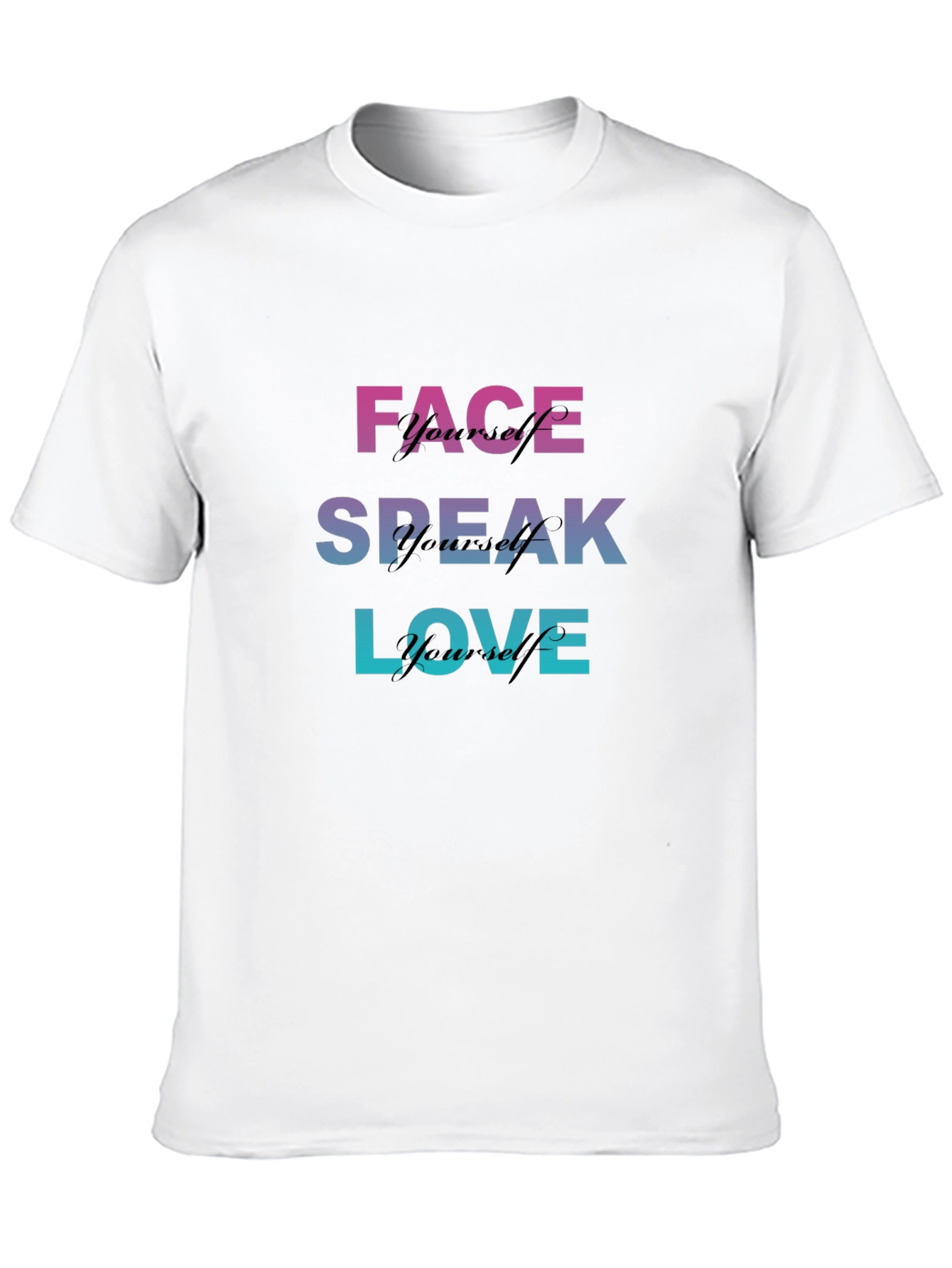 Face Speak Love T-Shirt - Unique Design Tee