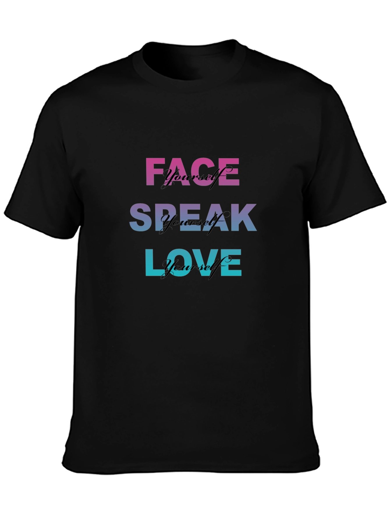 Face Speak Love T-Shirt - Unique Design Tee