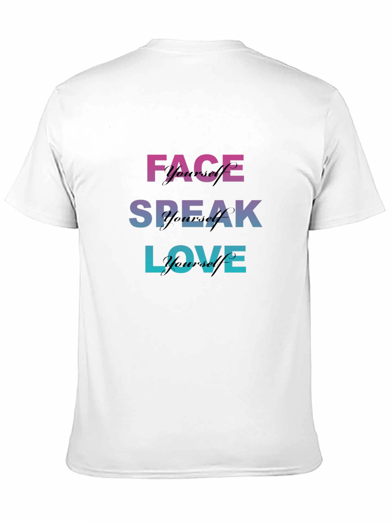 Face Speak Love T-Shirt - Unique Design Tee