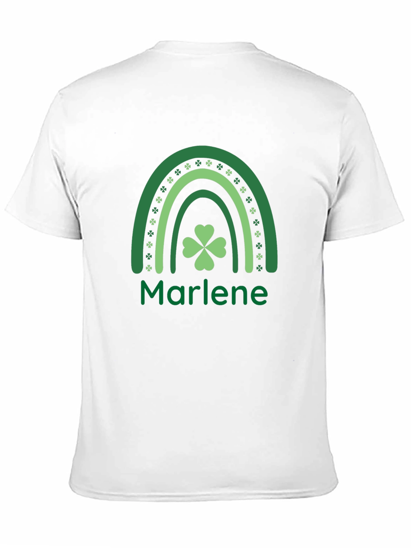 St. Patricks Day Marlene Shamrock Rainbow T-Shirt