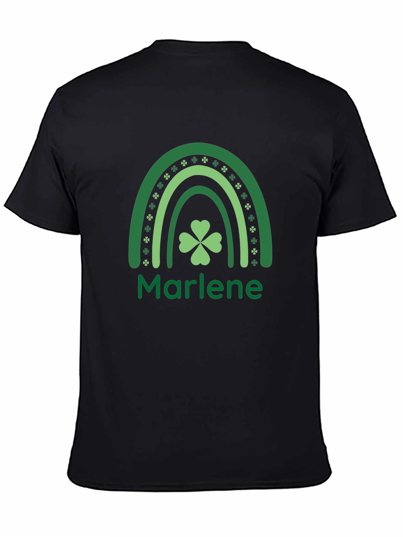 St. Patricks Day Marlene Shamrock Rainbow T-Shirt