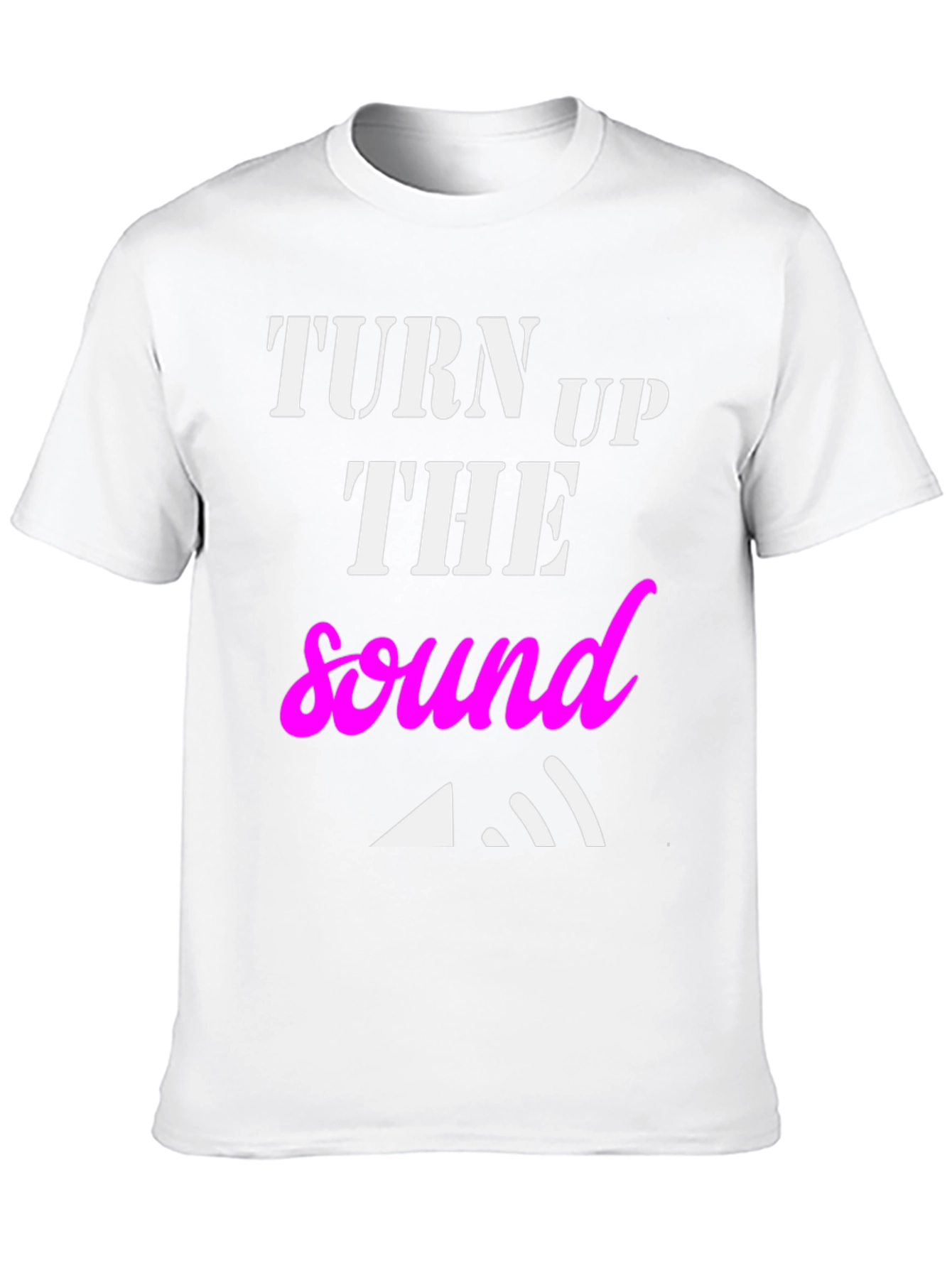 Turn Up The Sound Graphic T-Shirt