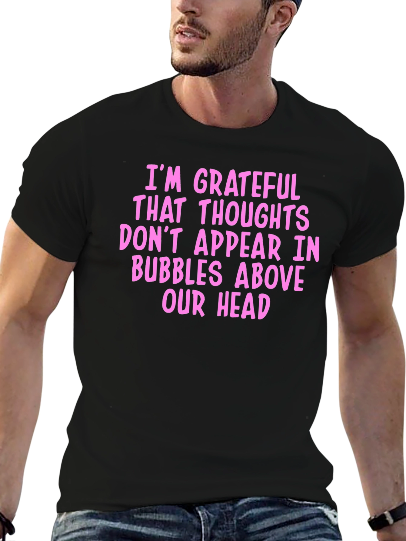 Grateful Thoughts T-Shirt - Funny Novelty Tee