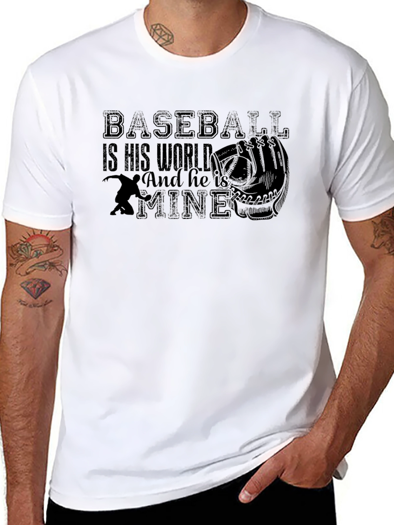 Baseball Is His World T-Shirt