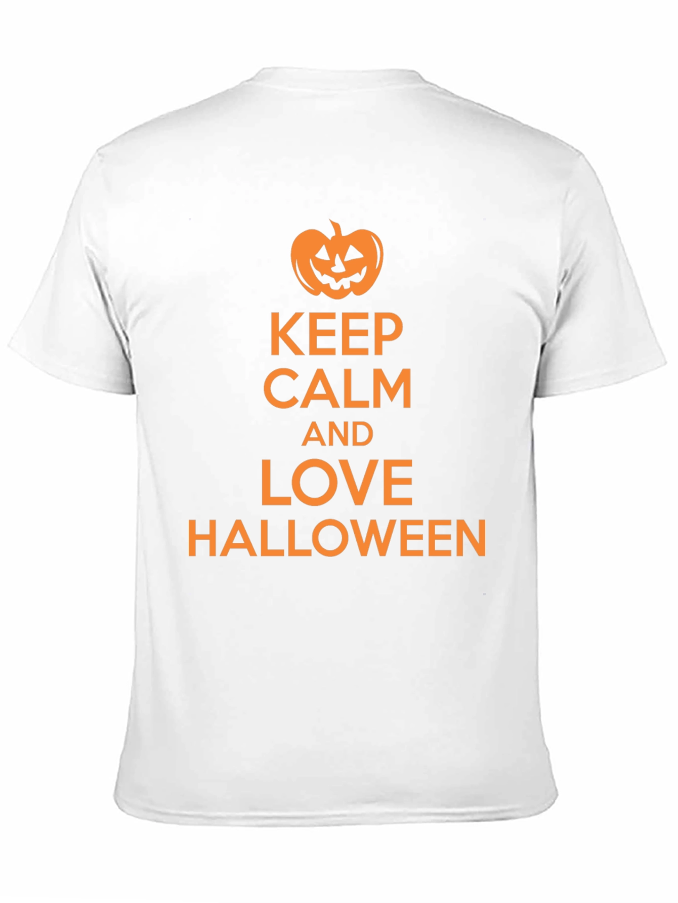 Keep Calm and Love Halloween Black T-Shirt