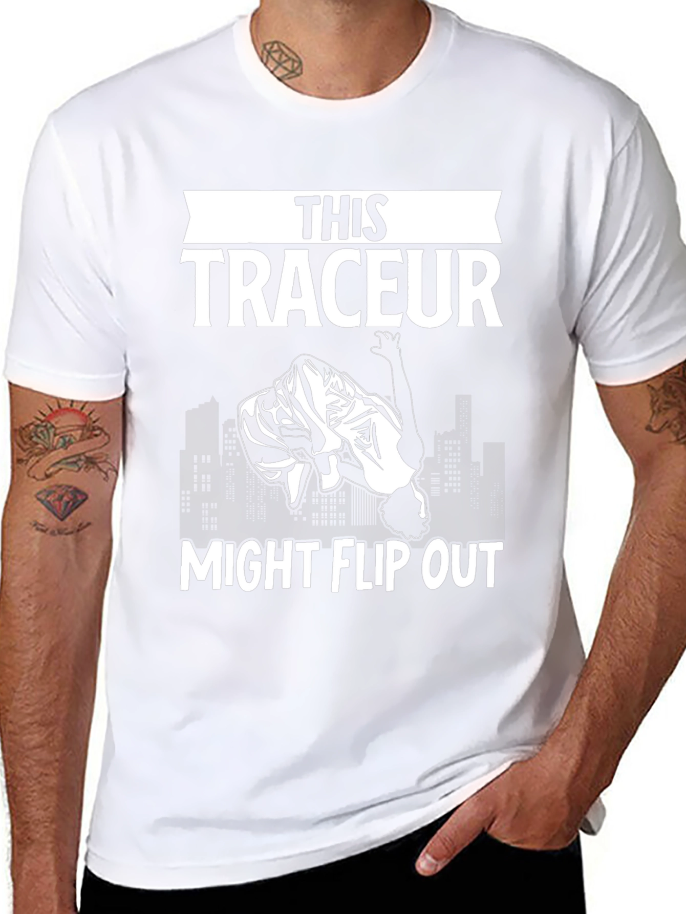 This Traceur Might Flip Out T-Shirt Parkour