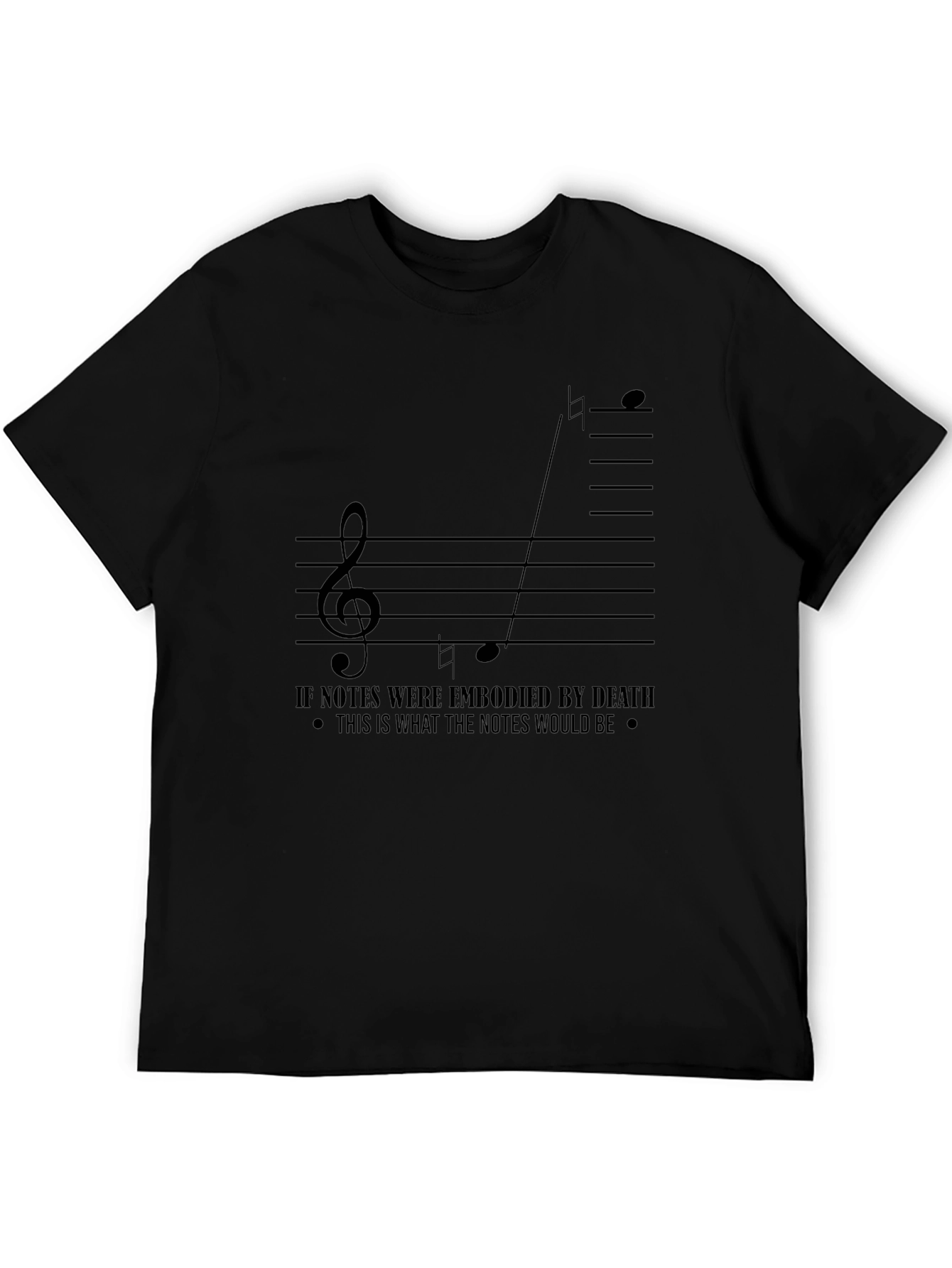Musical Note T-Shirt - Embodied Death Design
