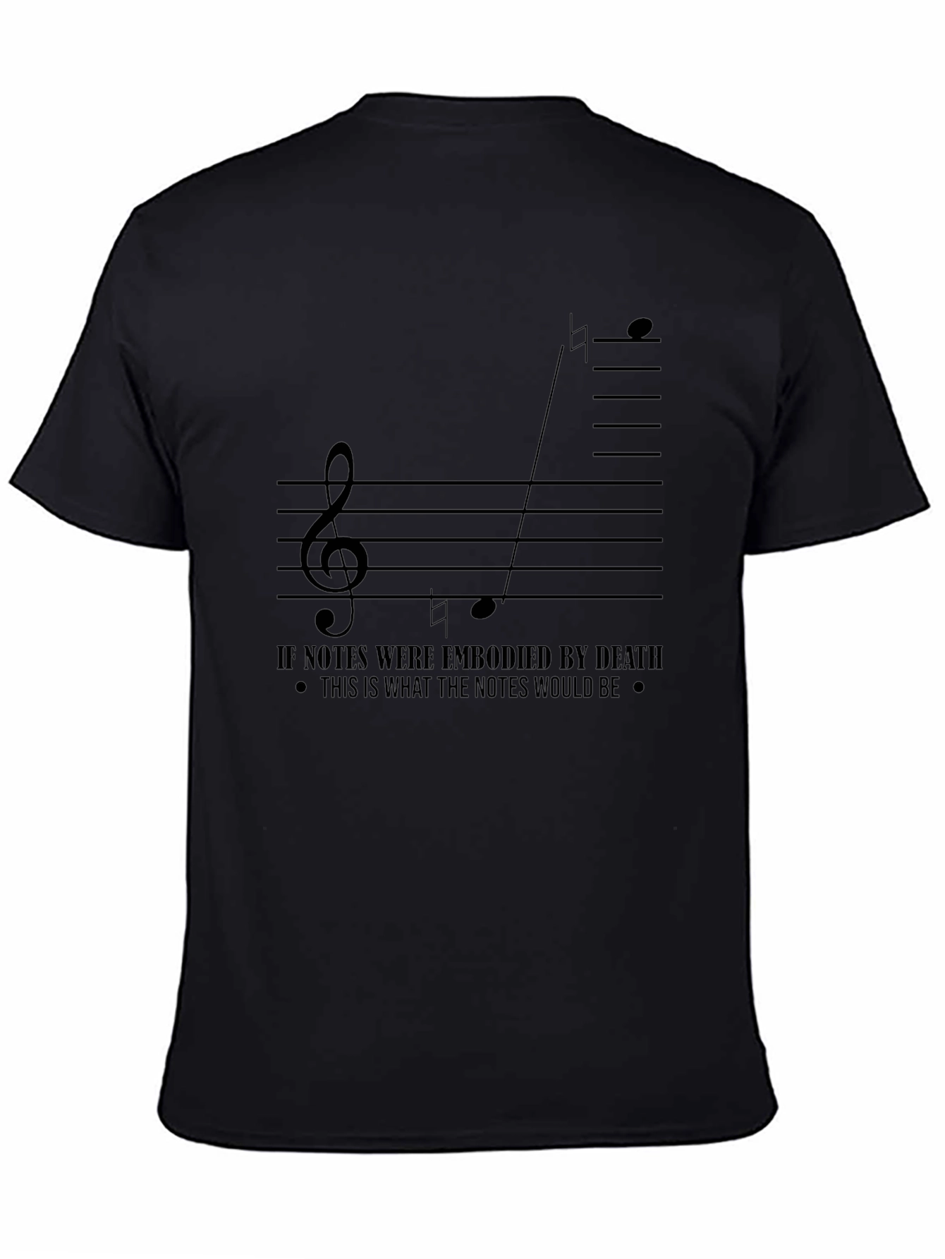 Musical Note T-Shirt - Embodied Death Design