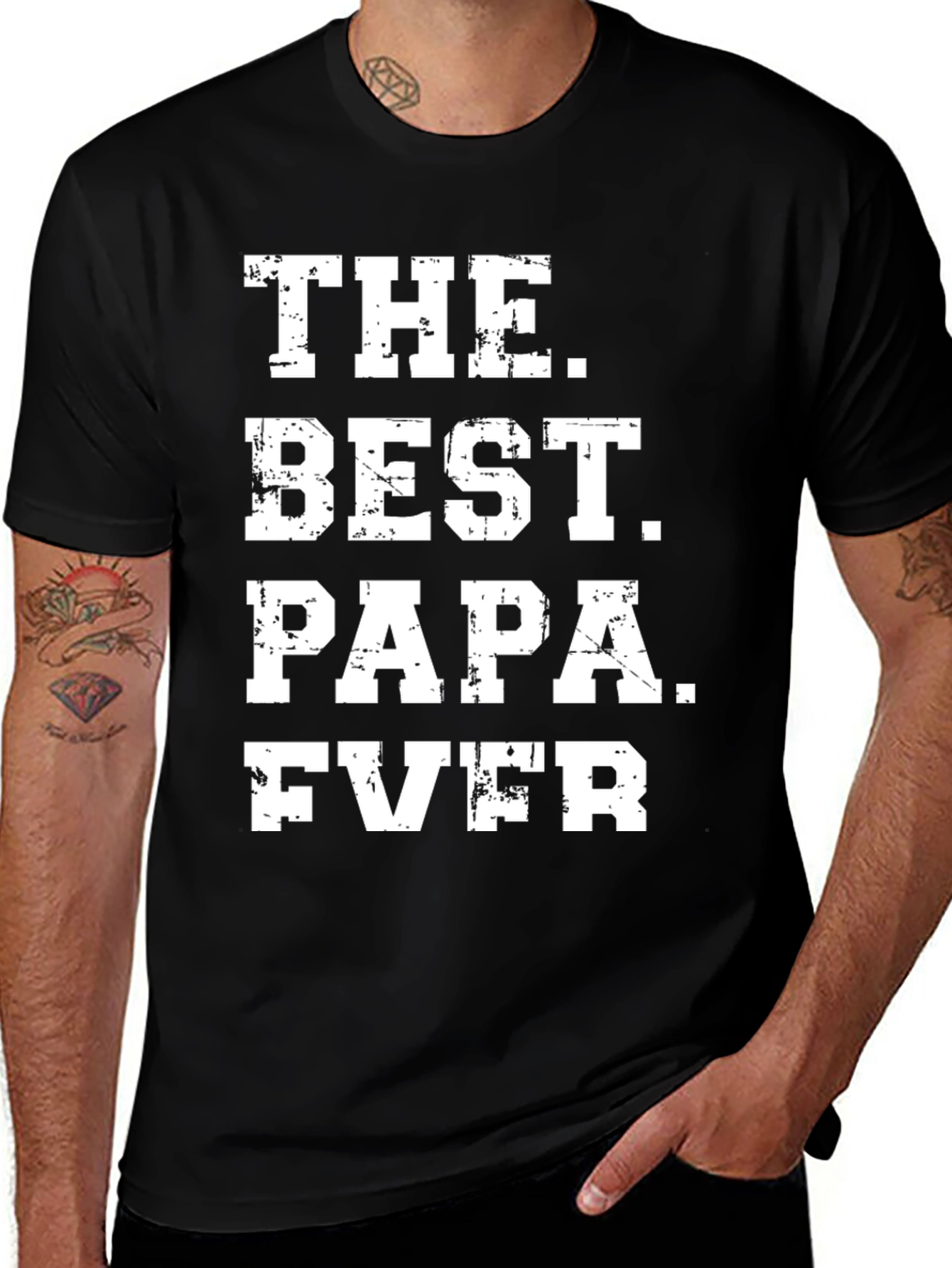 The Best Papa Ever T-Shirt Fathers Day Gift