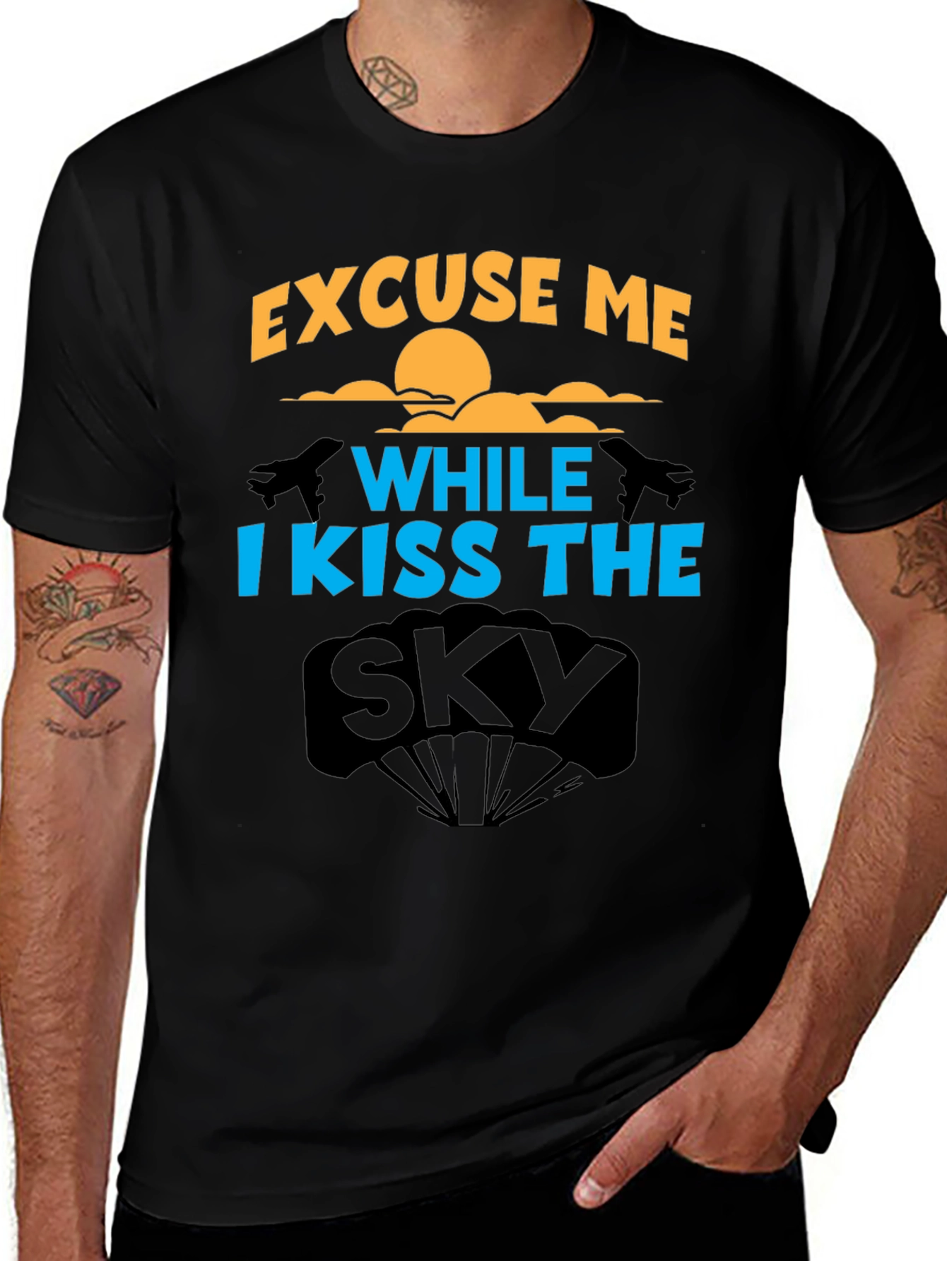 Excuse Me While I Kiss the Sky T-Shirt