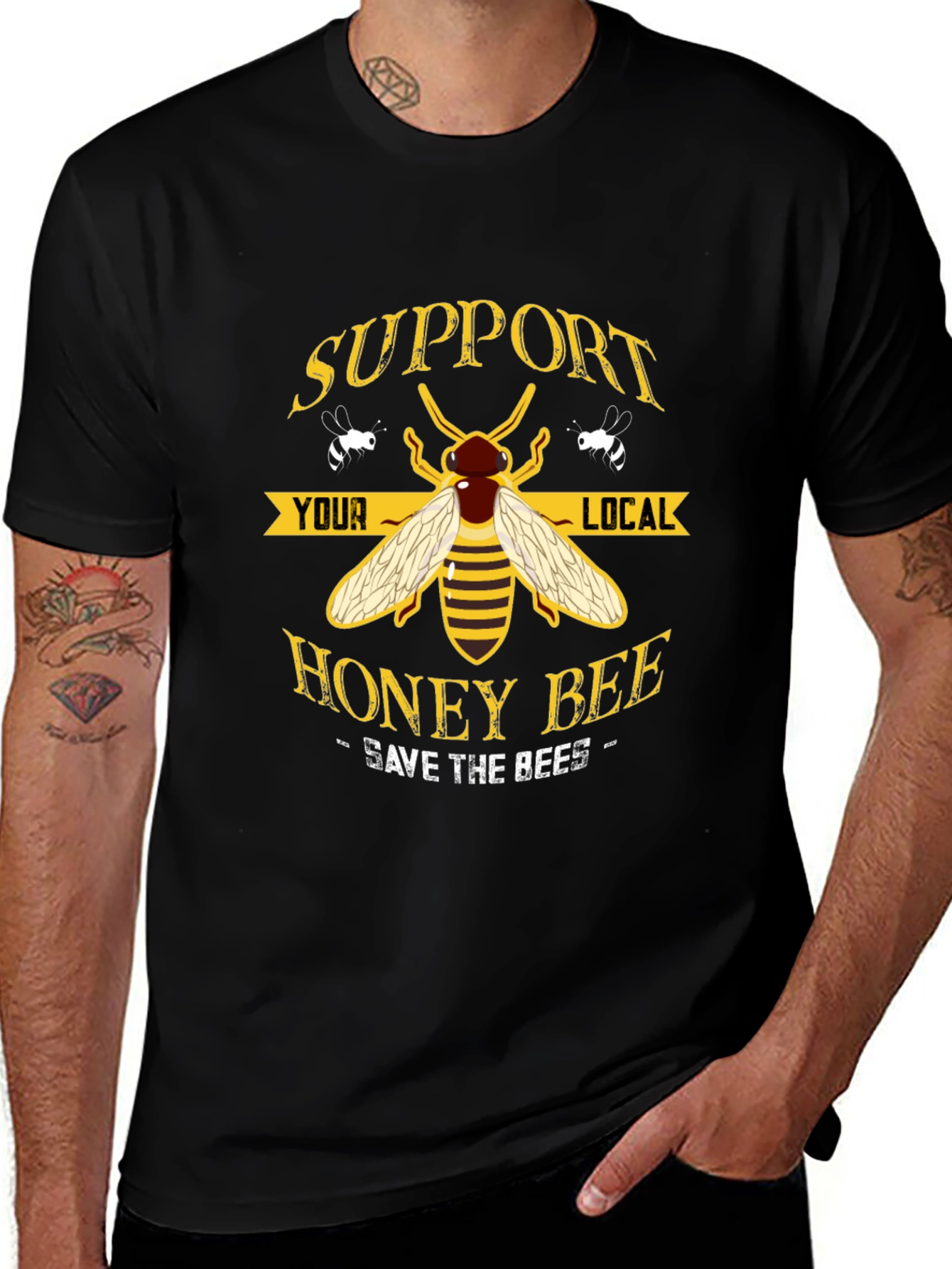 Support Your Local Honey Bee T-Shirt