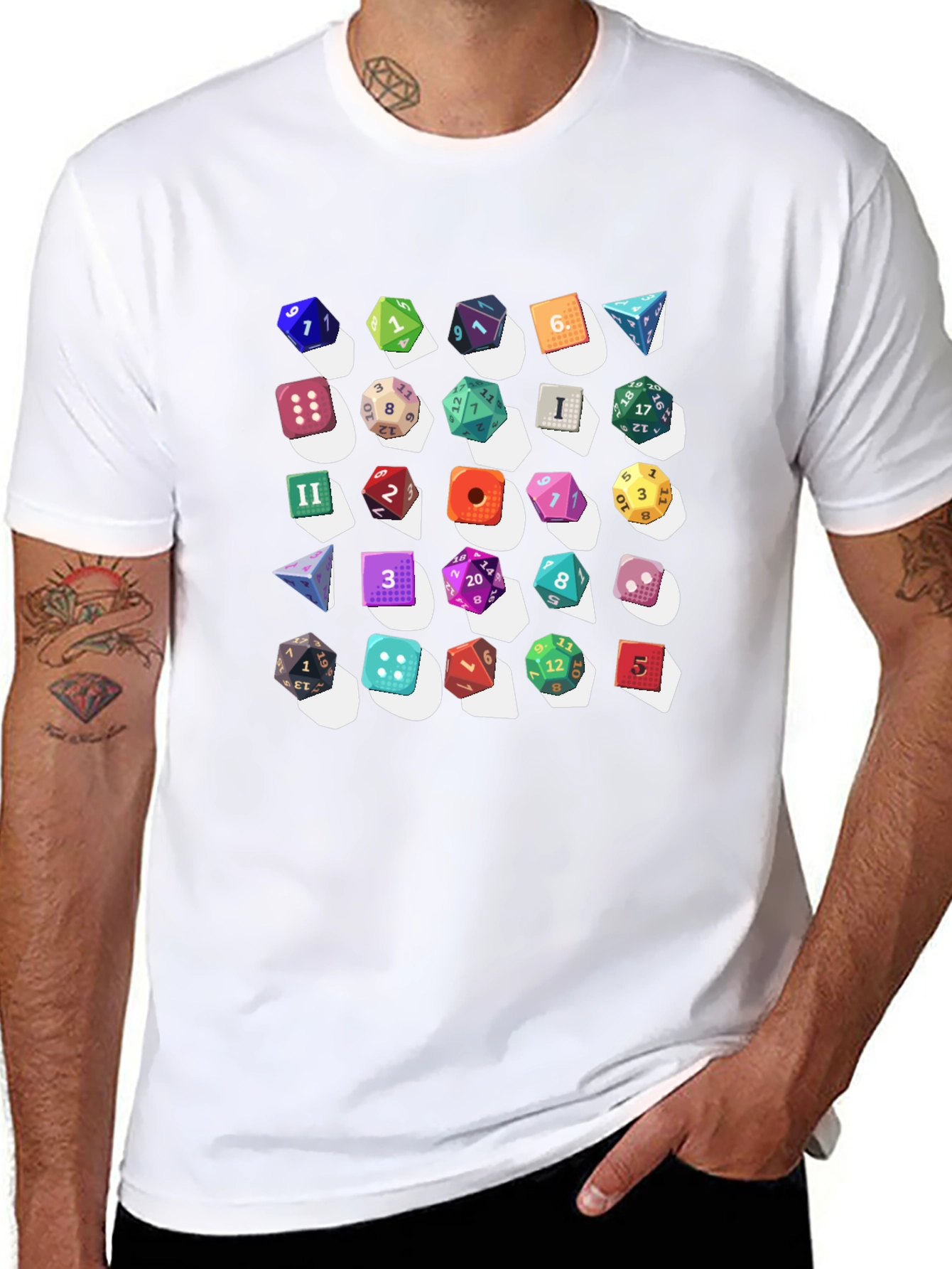 Diced T-Shirt - Roll with Style