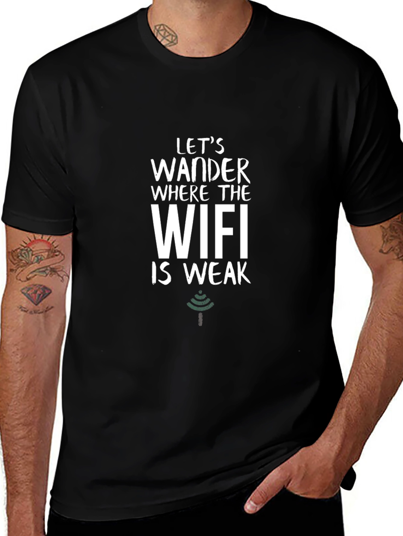 Wander Where the WiFi is Weak T-Shirt