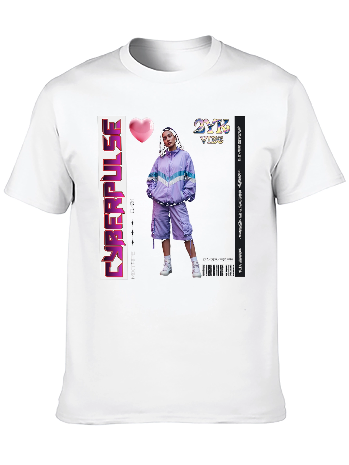 Cyberpulse 2YK Vibe Mixtape T-Shirt