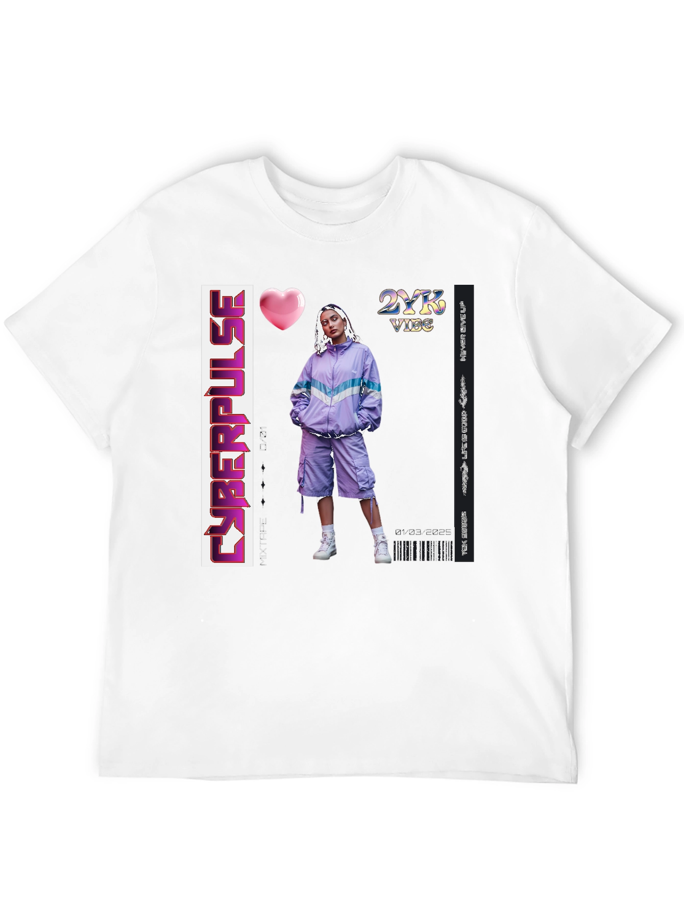 Cyberpulse 2YK Vibe Mixtape T-Shirt