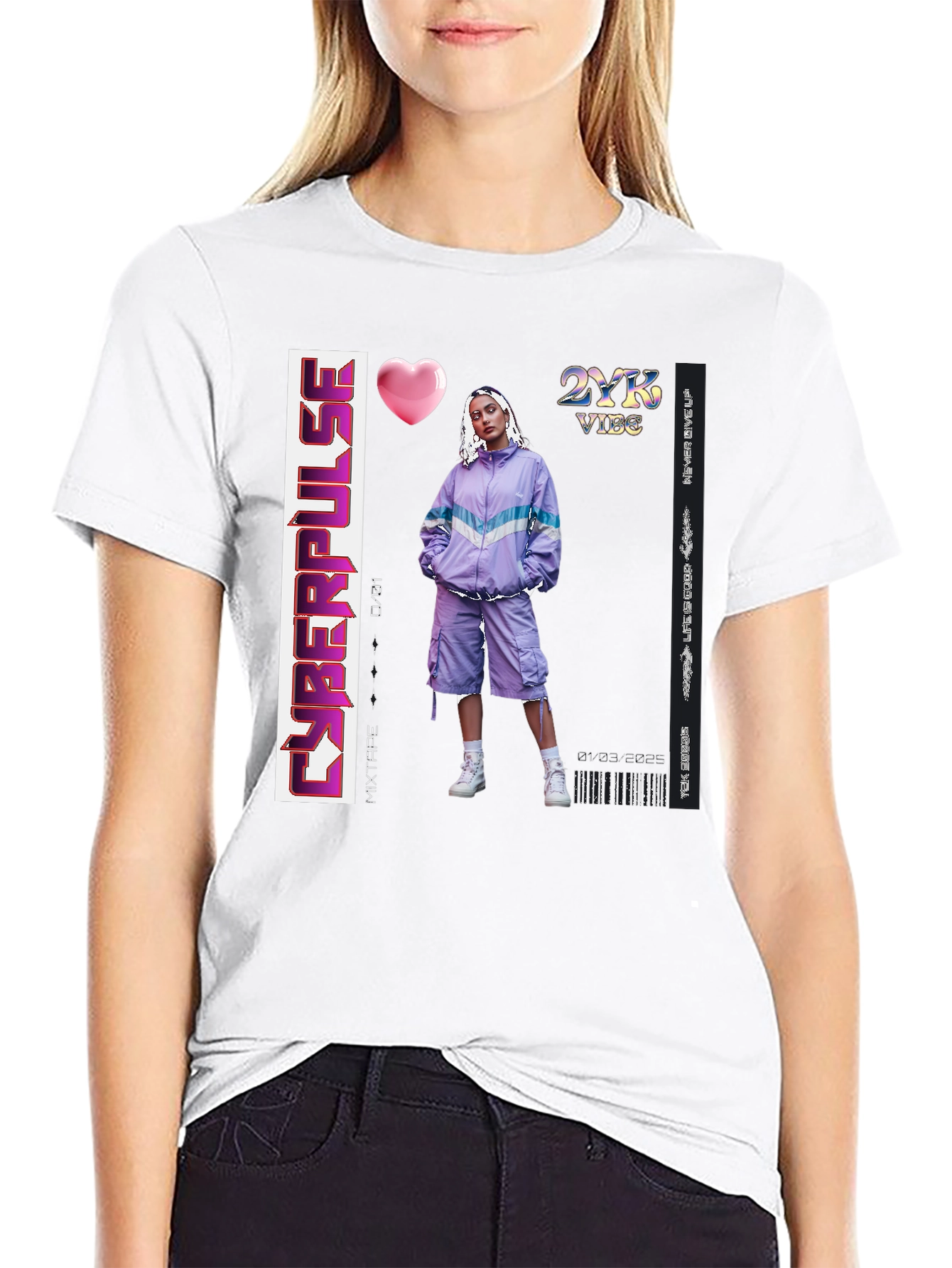 Cyberpulse 2YK Vibe Mixtape T-Shirt