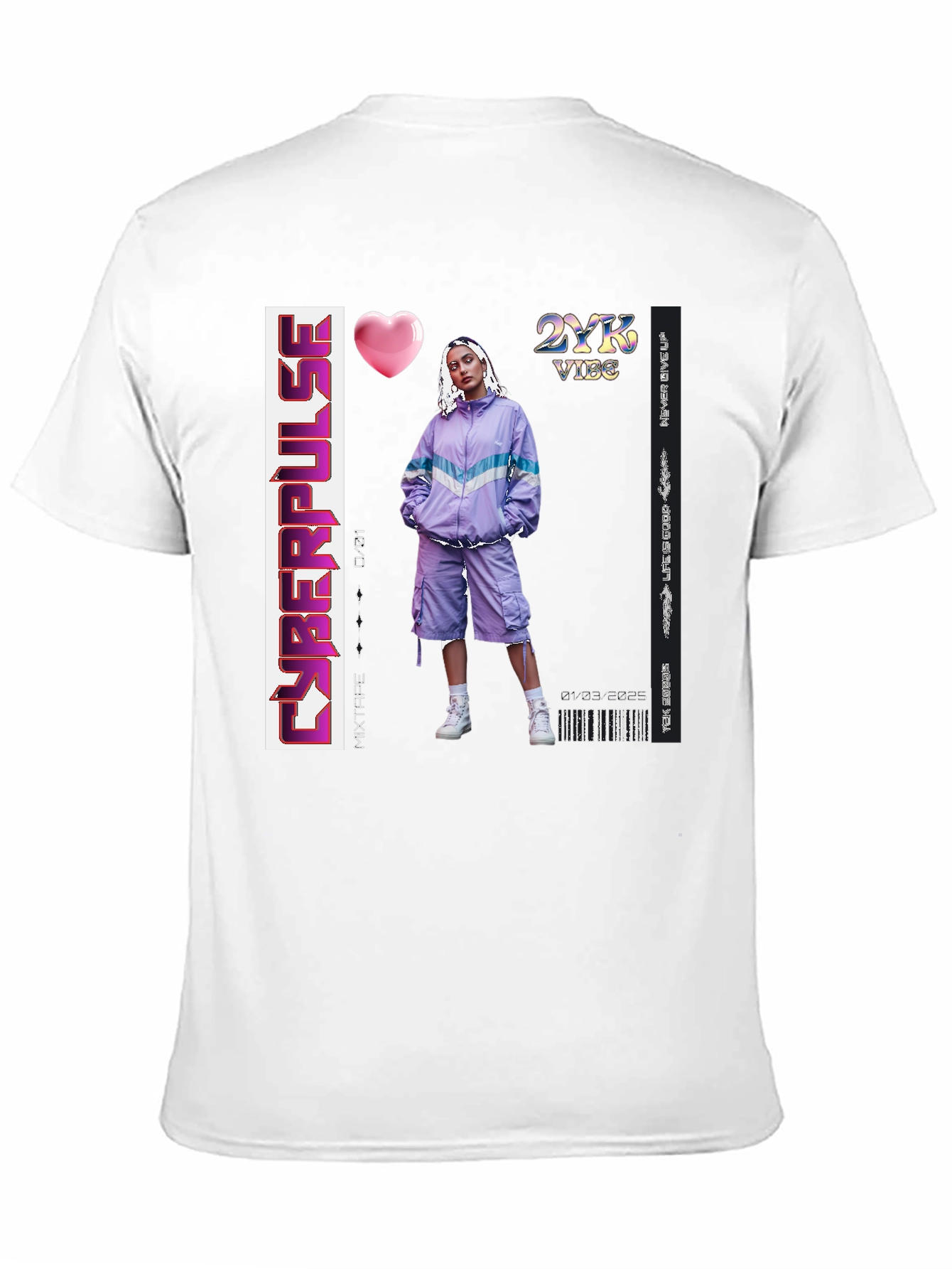 Cyberpulse 2YK Vibe Mixtape T-Shirt