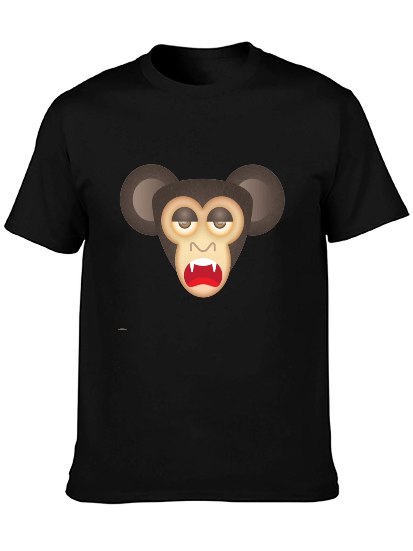 Monkey Graphic Black T-Shirt
