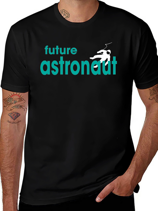 Future Astronaut Graphic Tee - Black
