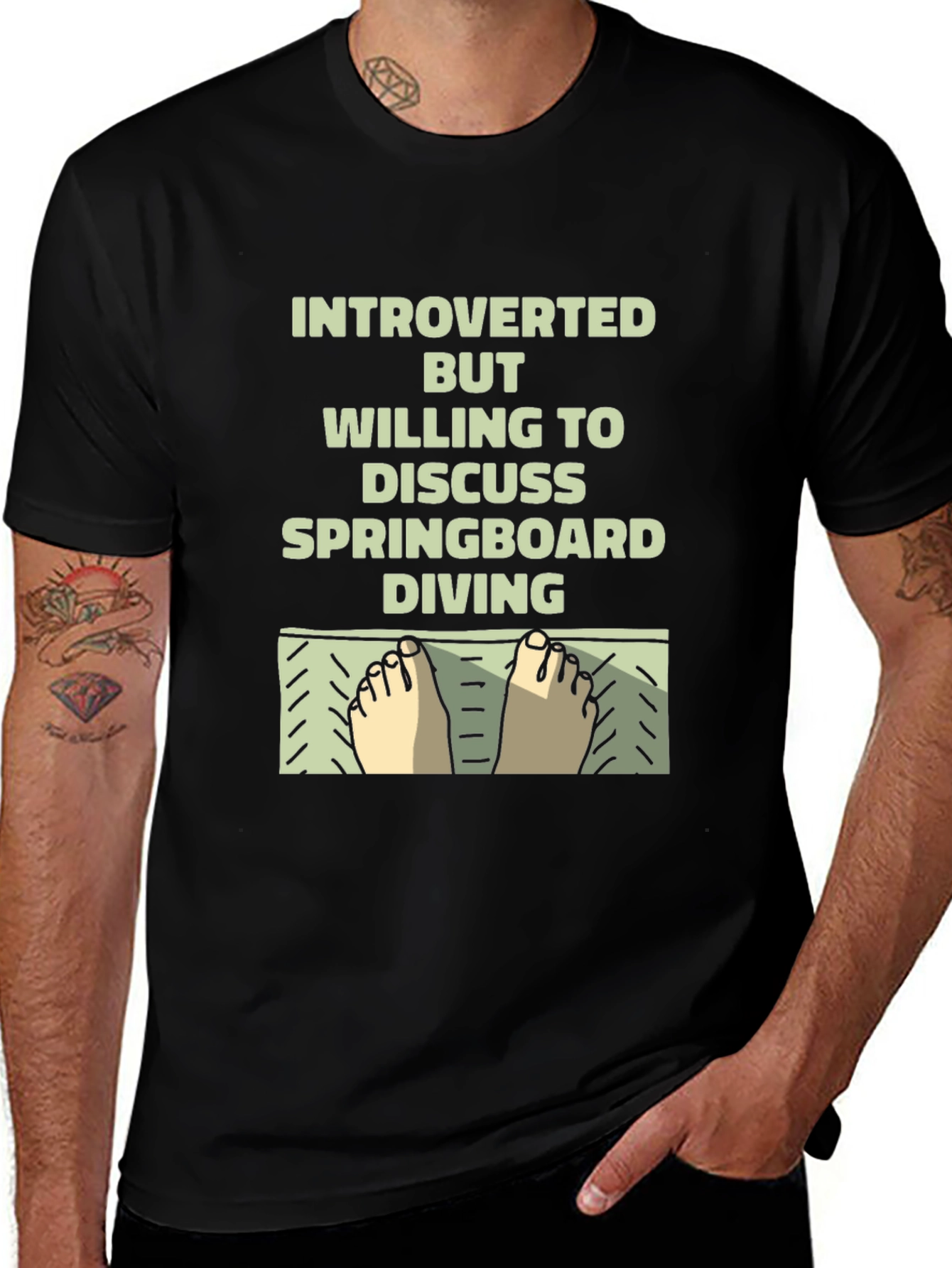 Introverted Springboard Diving T-Shirt