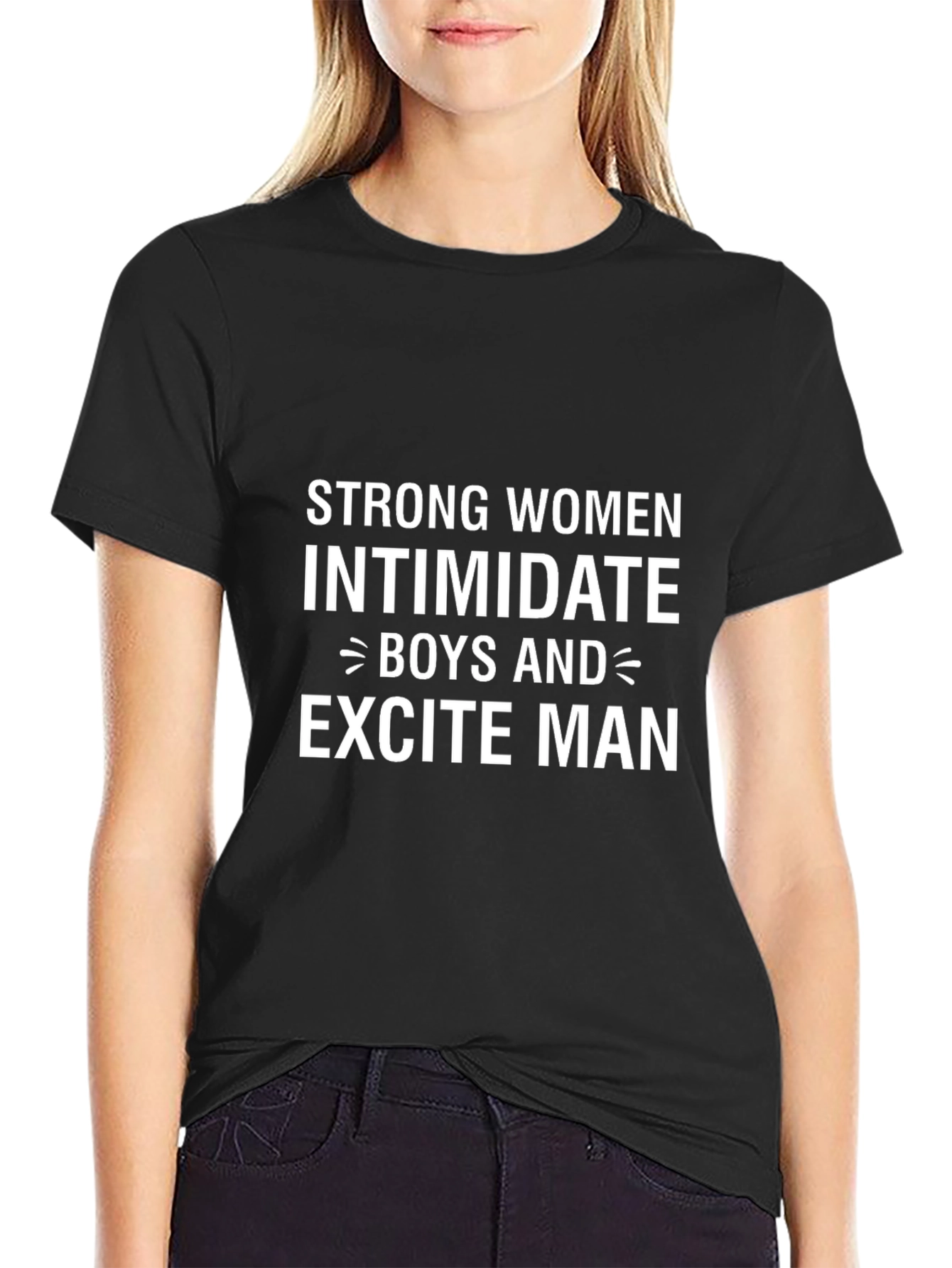 Strong Women Graphic Tee - Unisex Black T-Shirt