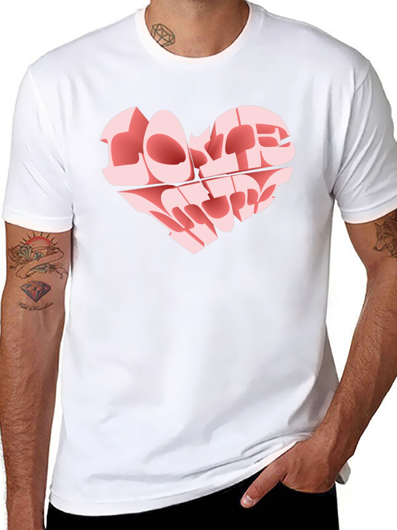 Love You Heart T-Shirt