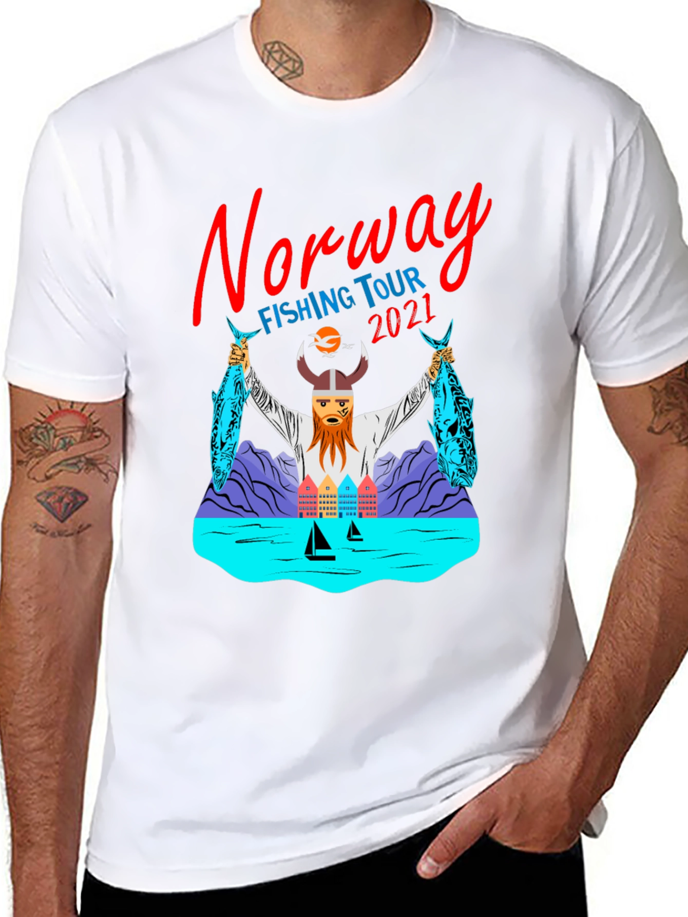 Norway Fishing Tour 2021 Graphic T-Shirt