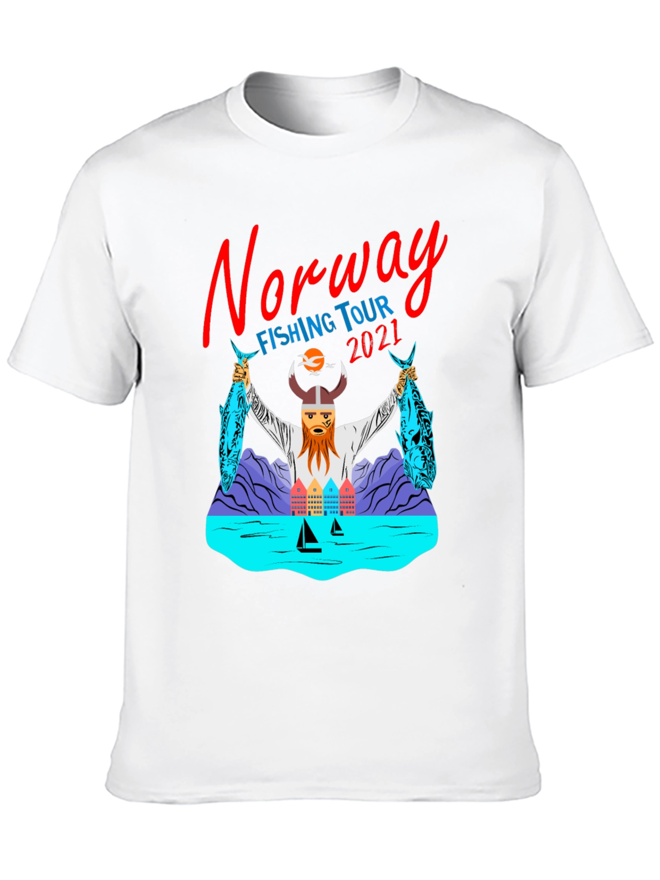 Norway Fishing Tour 2021 Graphic T-Shirt
