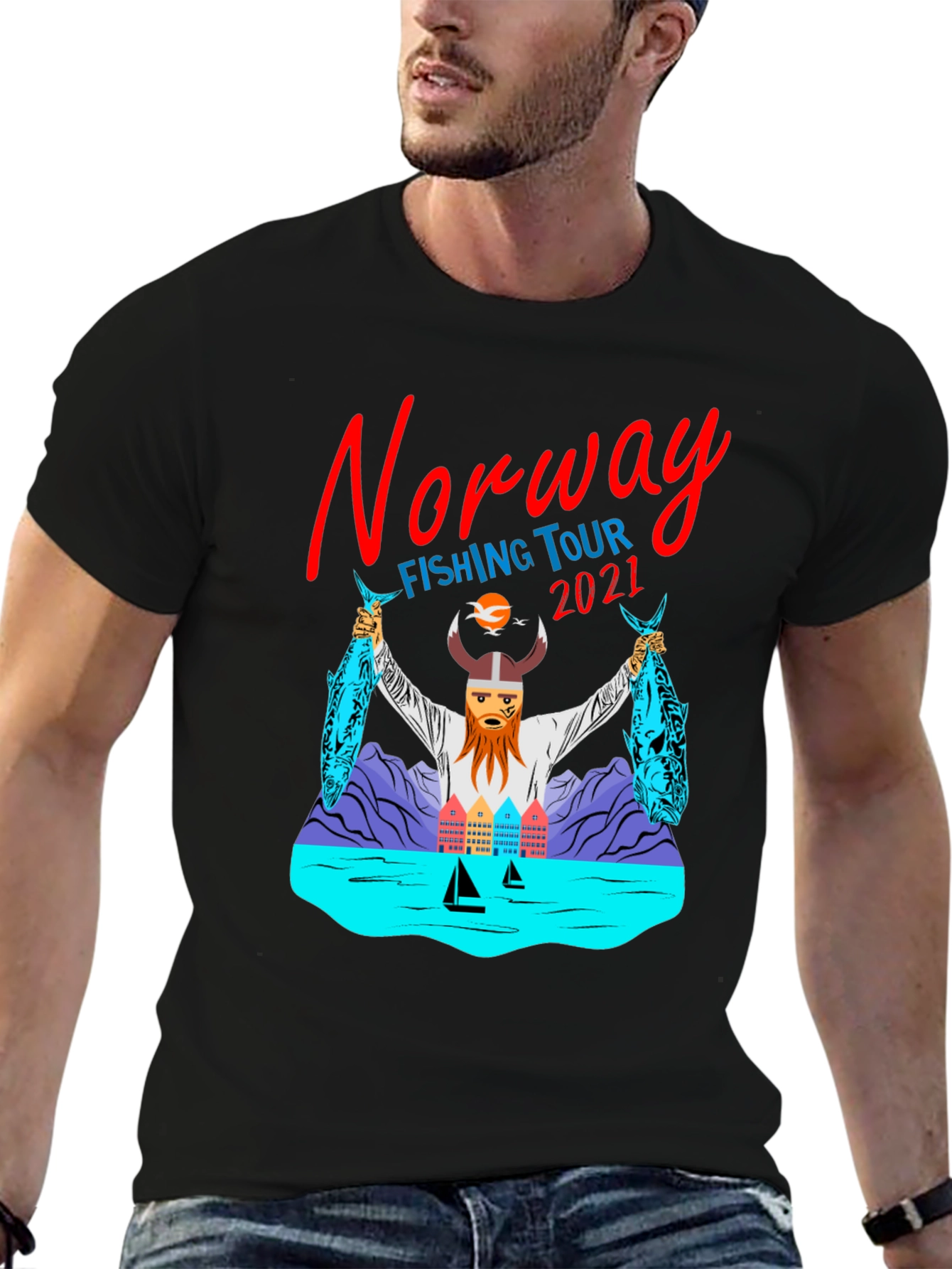 Norway Fishing Tour 2021 Graphic T-Shirt